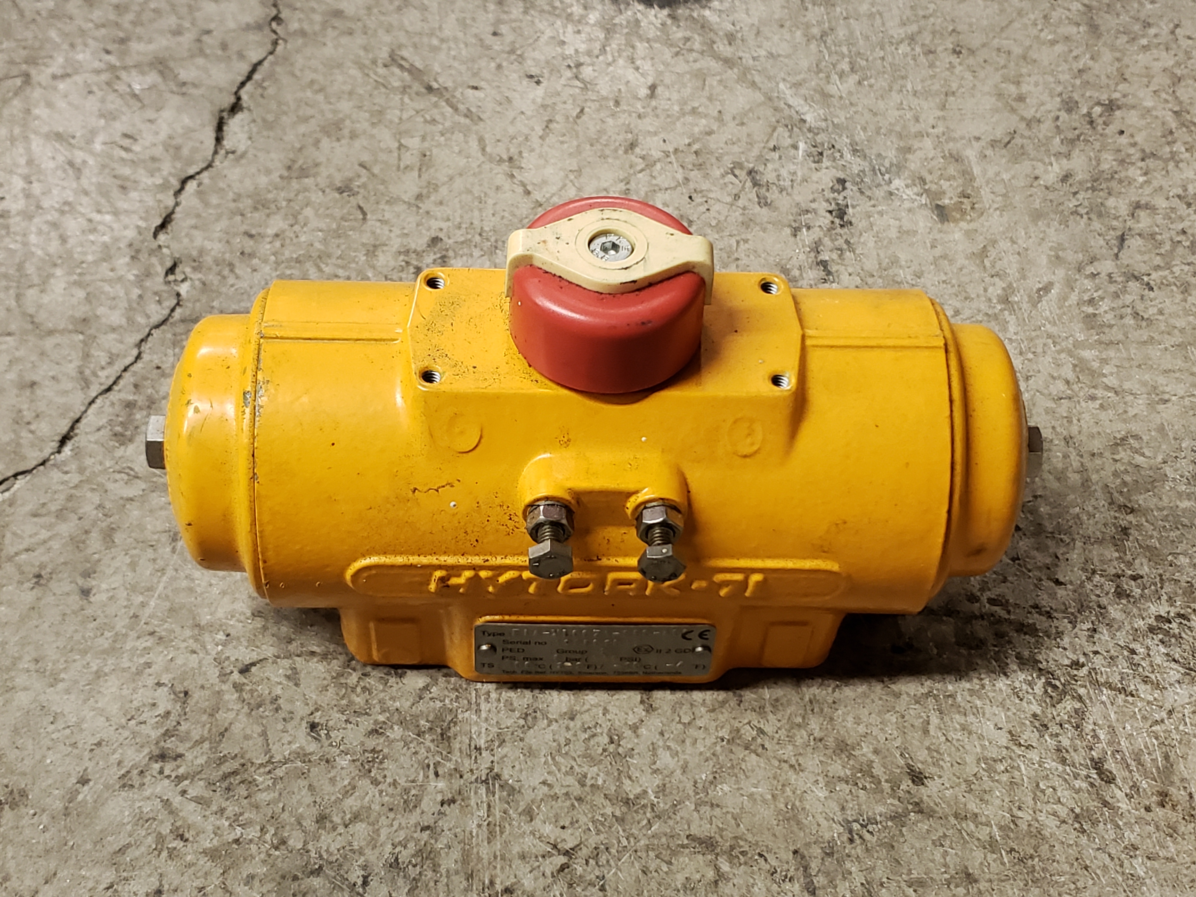 Hytork-71 valve actuator